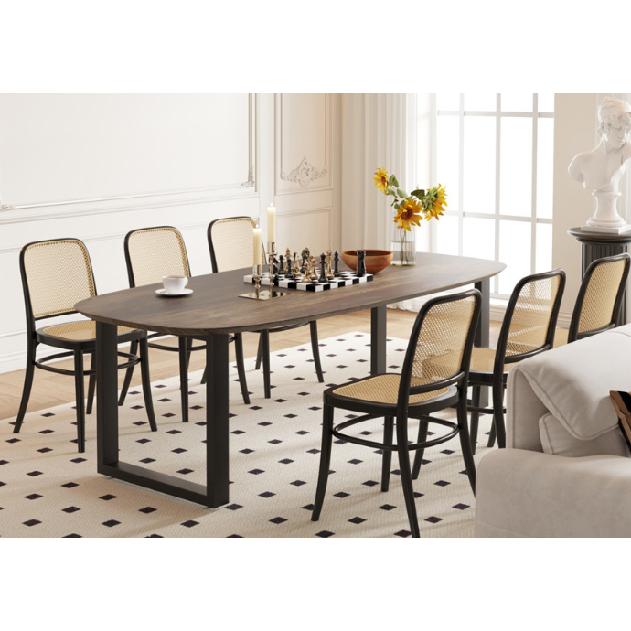 Eettafel Tommy 220CM - Tabaco - OUTLET