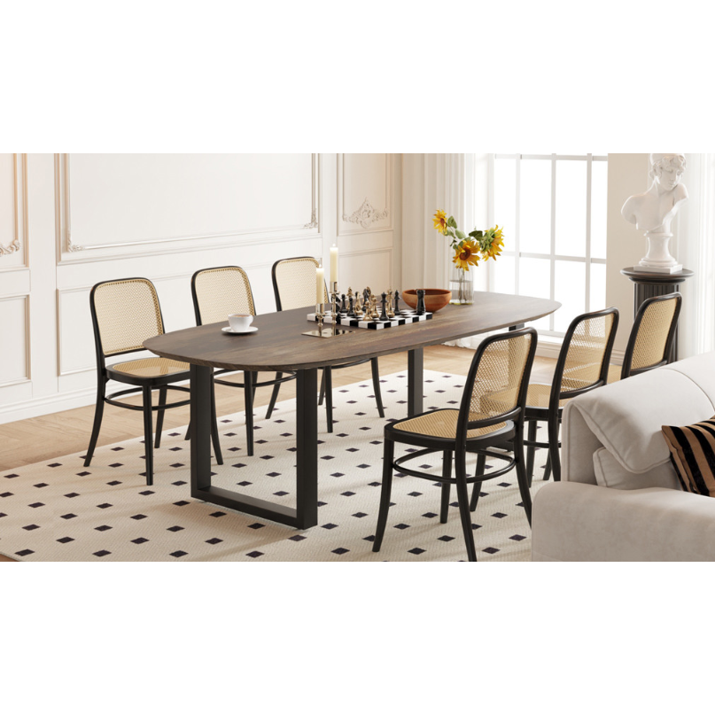 Eettafel Tommy 220CM - Tabaco - OUTLET