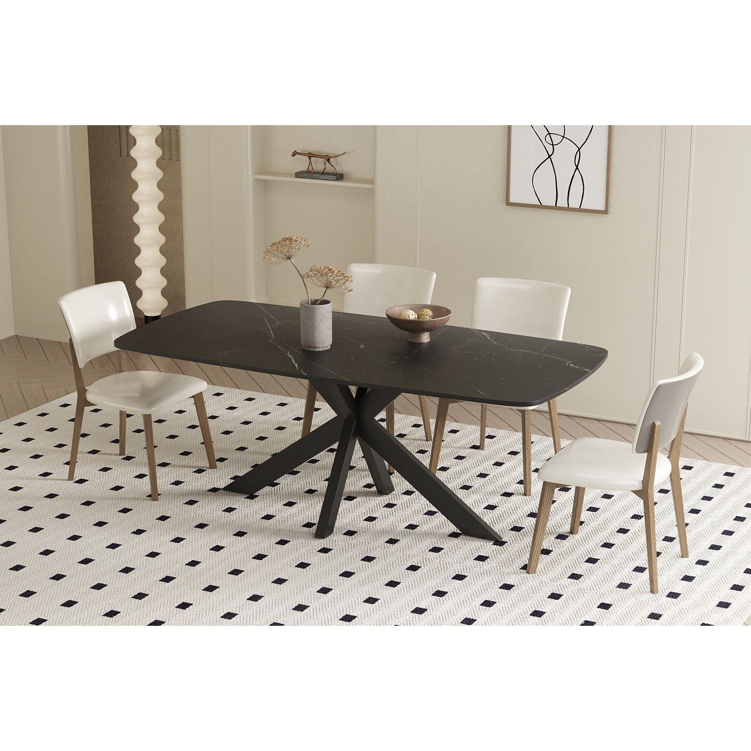 Eettafel Apollo - Zwart