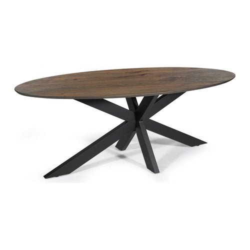Eettafel Ovaal Tommy - Tabaco