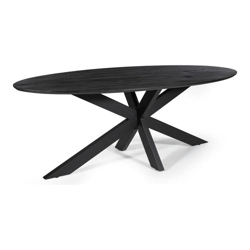 Eettafel Ovaal Tommy - Zwart