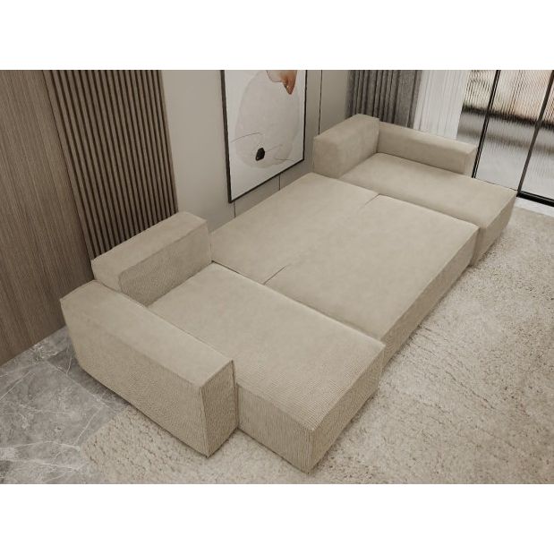 Hoeksalon Anna-U-bed