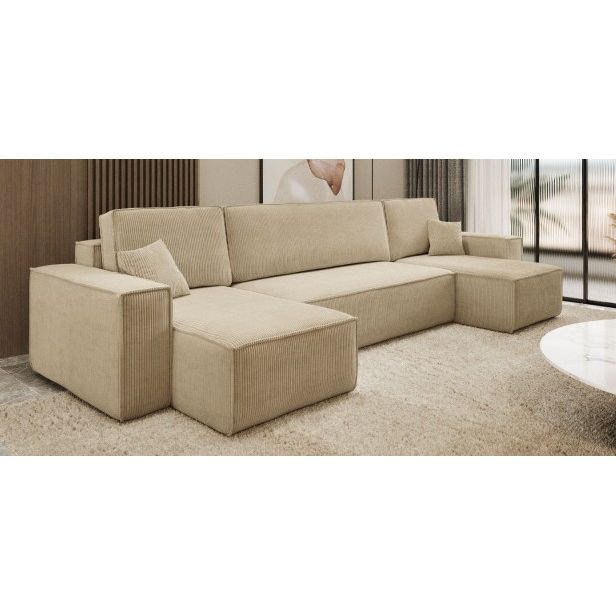 Hoeksalon Anna-U-bed