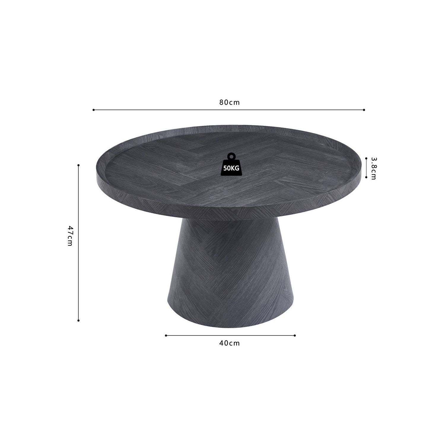 Salontafel Manus 80CM - OUTLET
