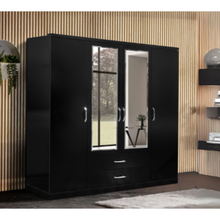 Afbeelding in Gallery-weergave laden, Kleerkast Aresa 4-deur