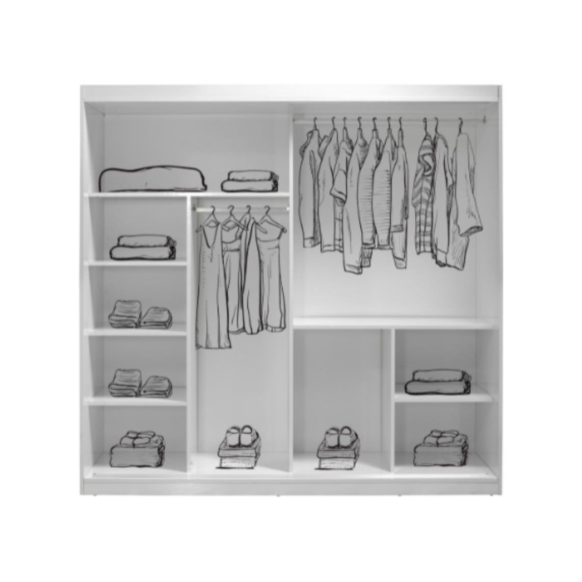 Schuifdeurkast Hera 200cm