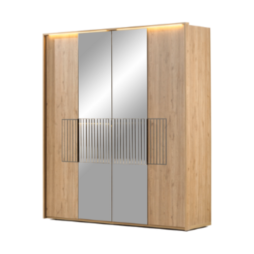 Kleerkast Milano S 4-deur