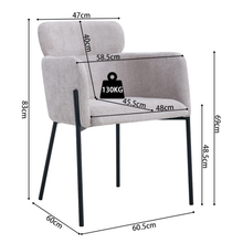 Afbeelding in Gallery-weergave laden, Armstoel Naomi