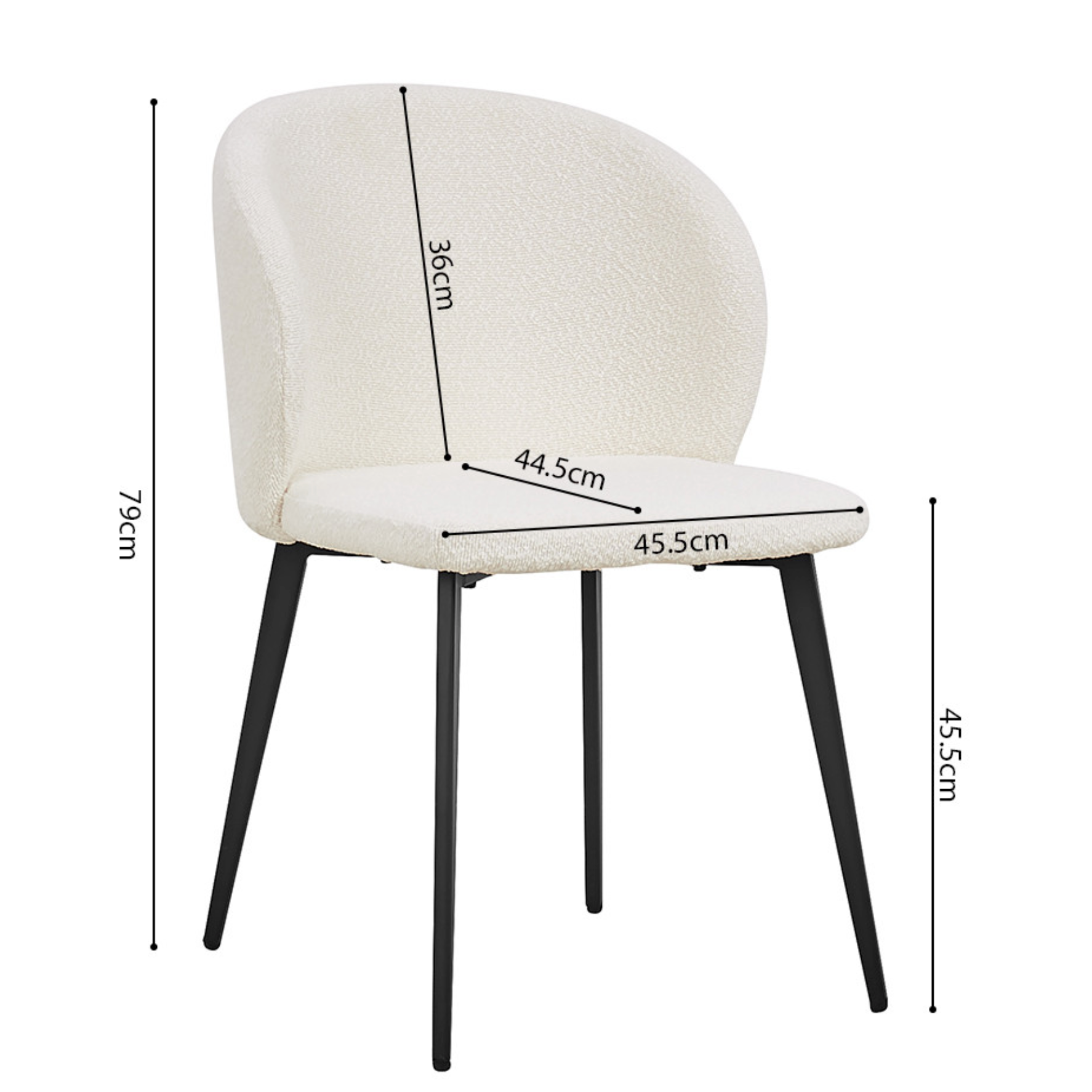 Stoel Toledo - Boucle OUTLET