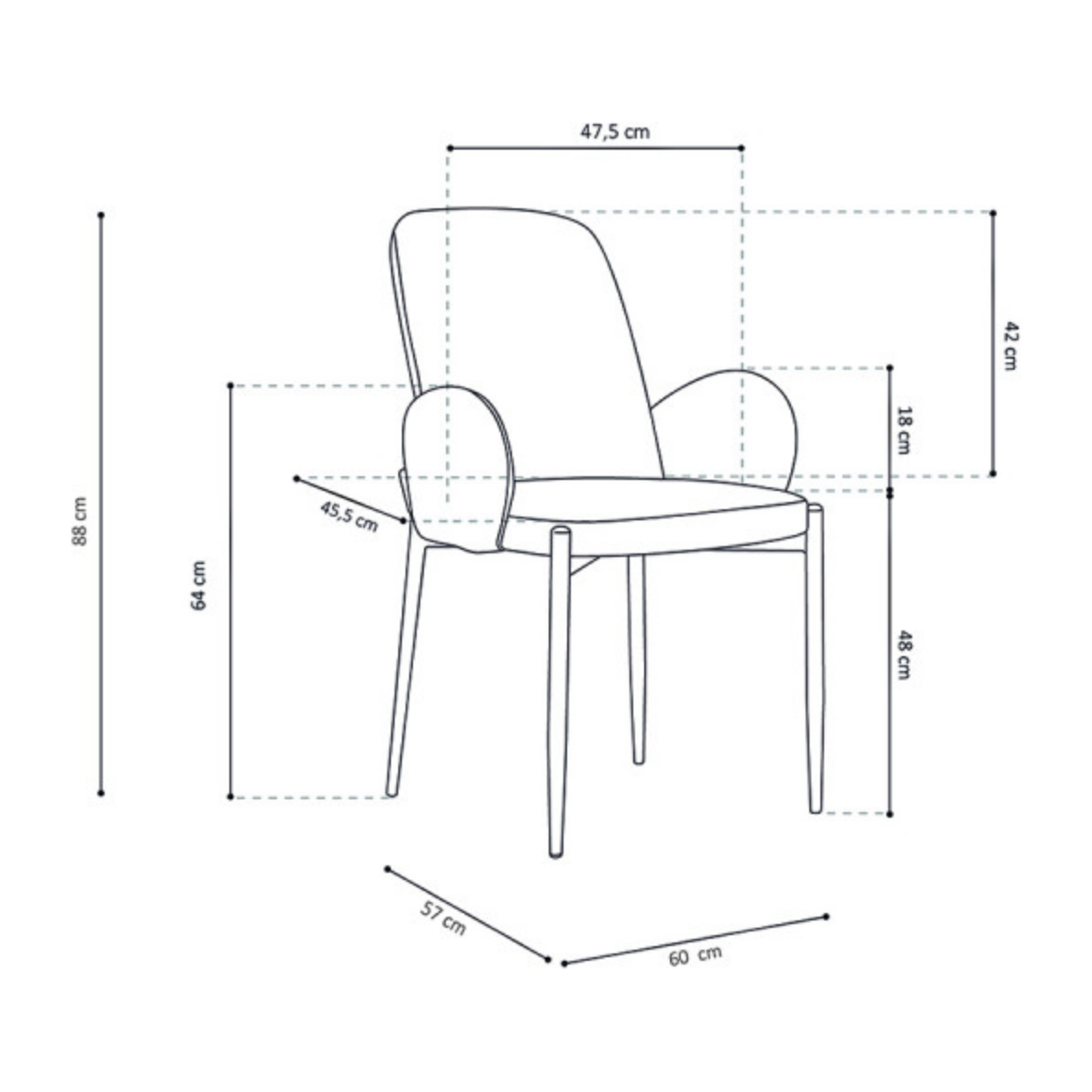 Armstoel Bilbao - OUTLET