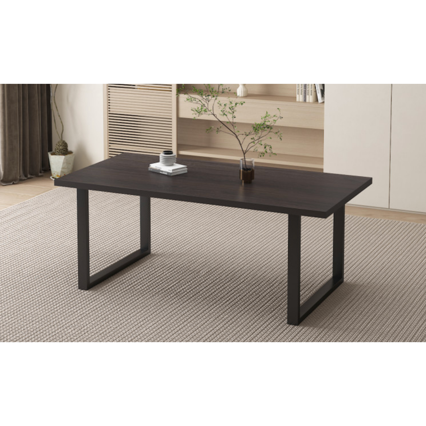 Eettafel Alexander 180CM - Donkerbruin - OUTLET