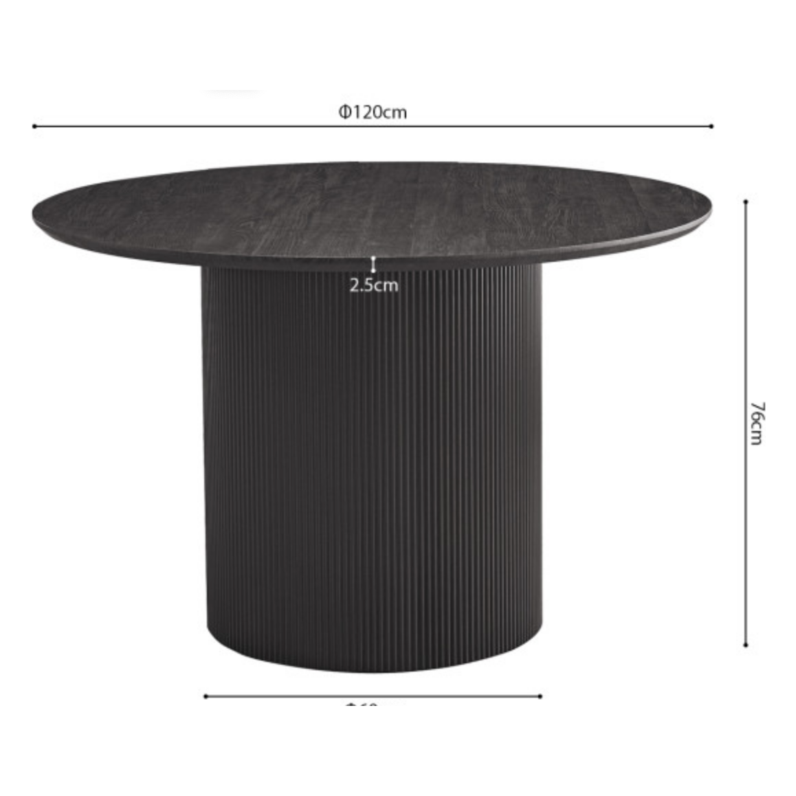 Ronde eettafel Lagos Z