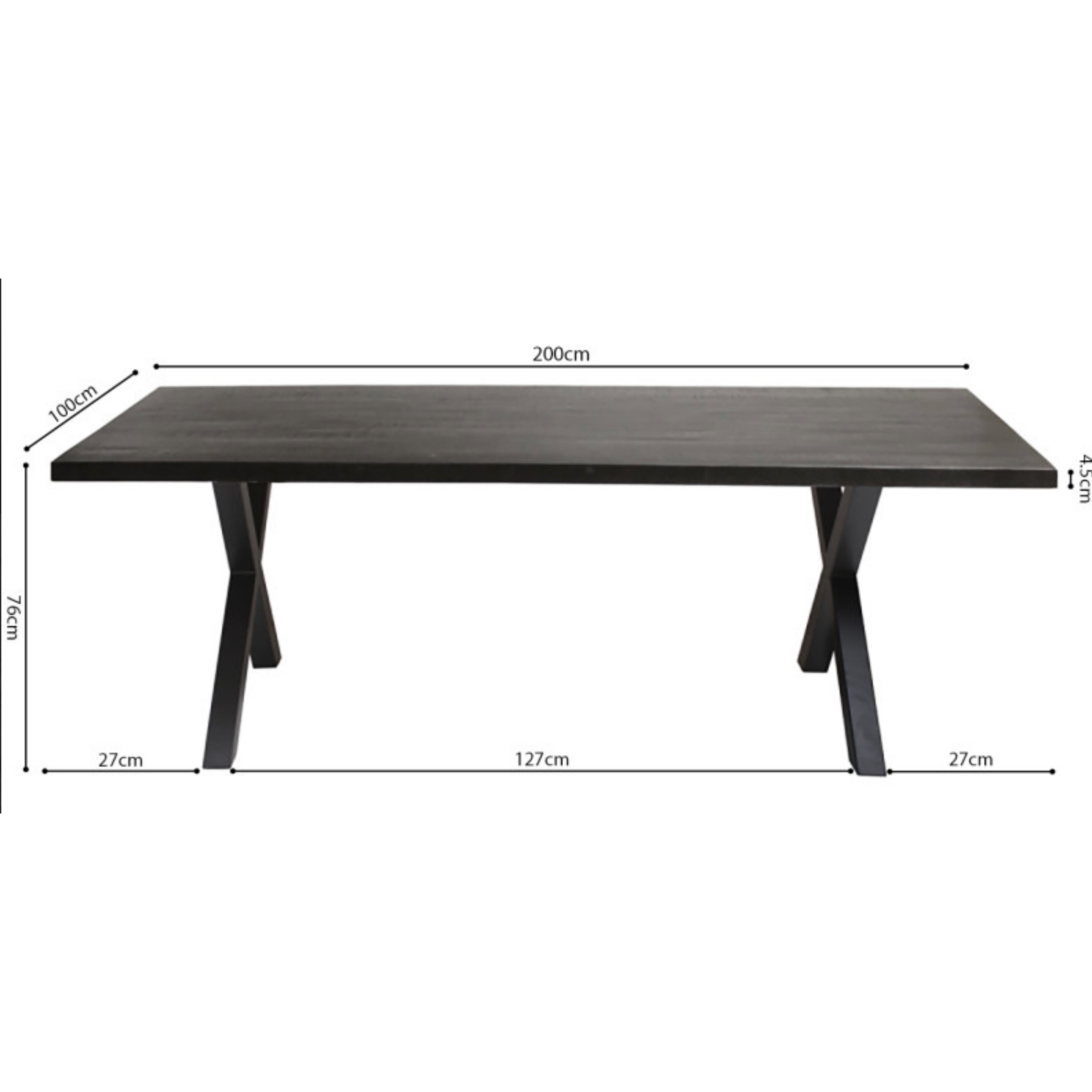 Eettafel Elena 200CM - OUTLET
