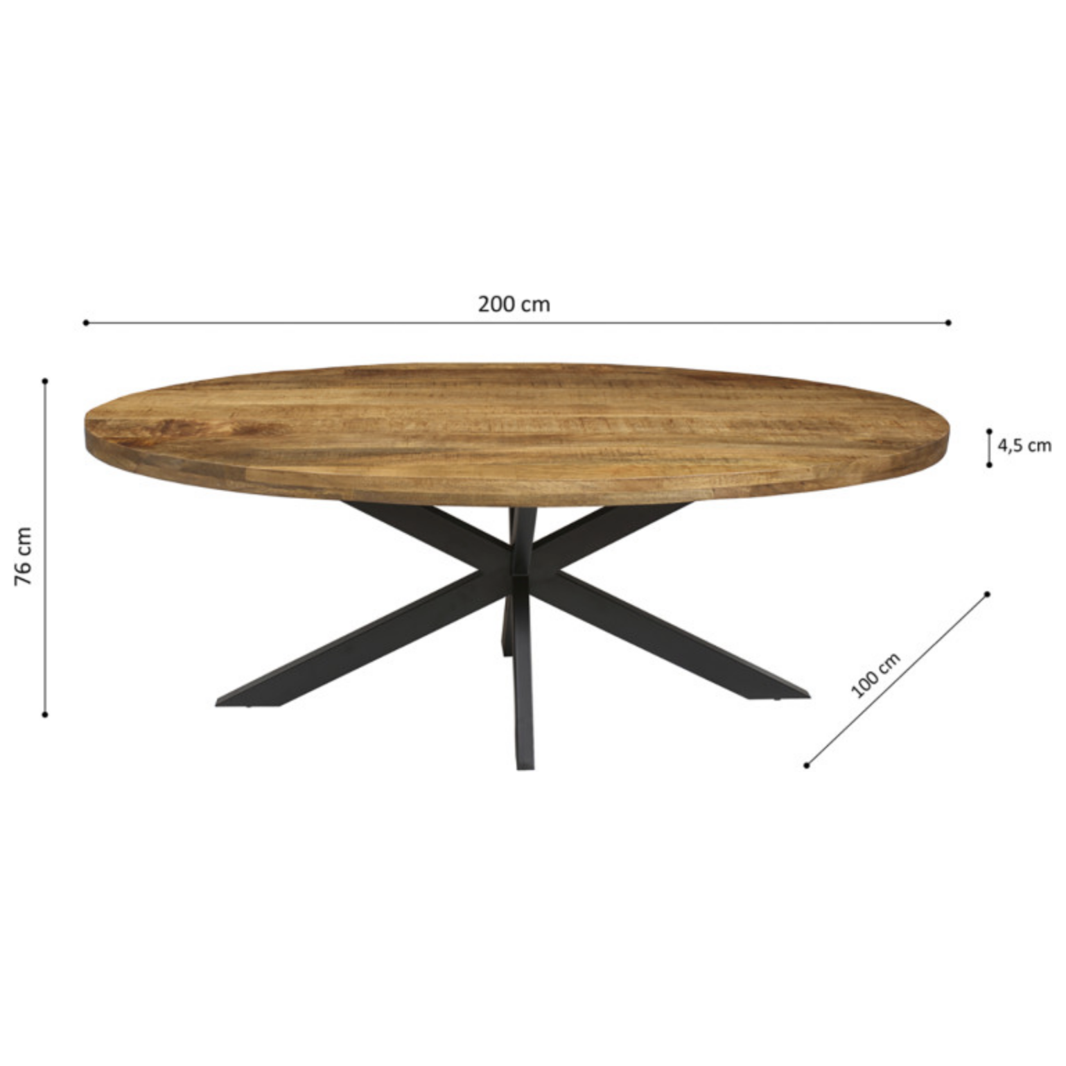 Eettafel Alexa - Mango