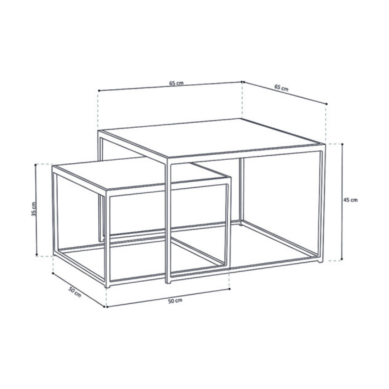 Salontafel Quinn - Zwart