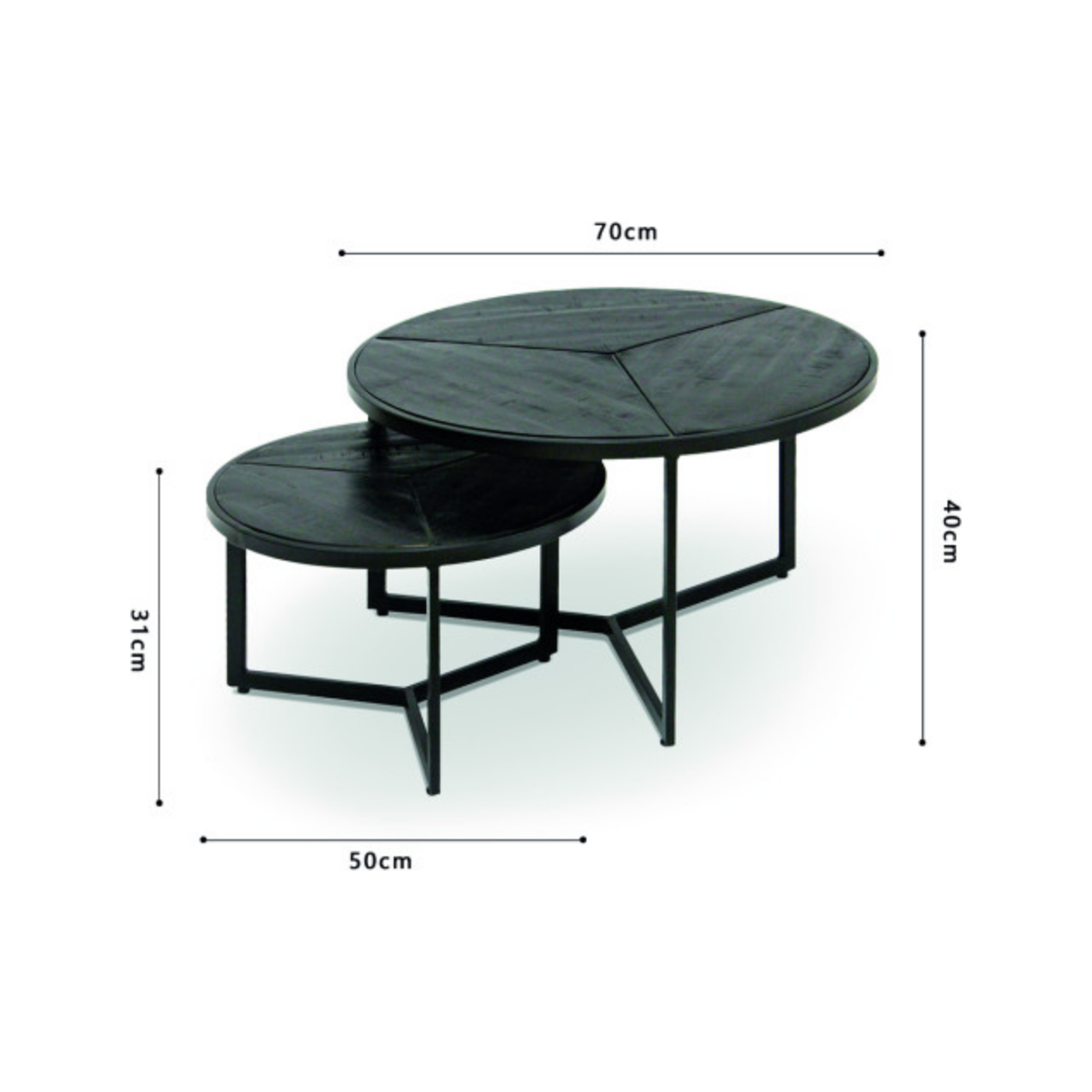 Salontafel Laveu - Zwart