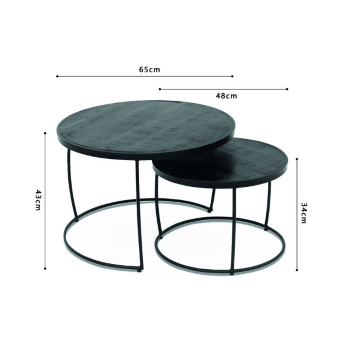 Salontafel Lars - Zwart