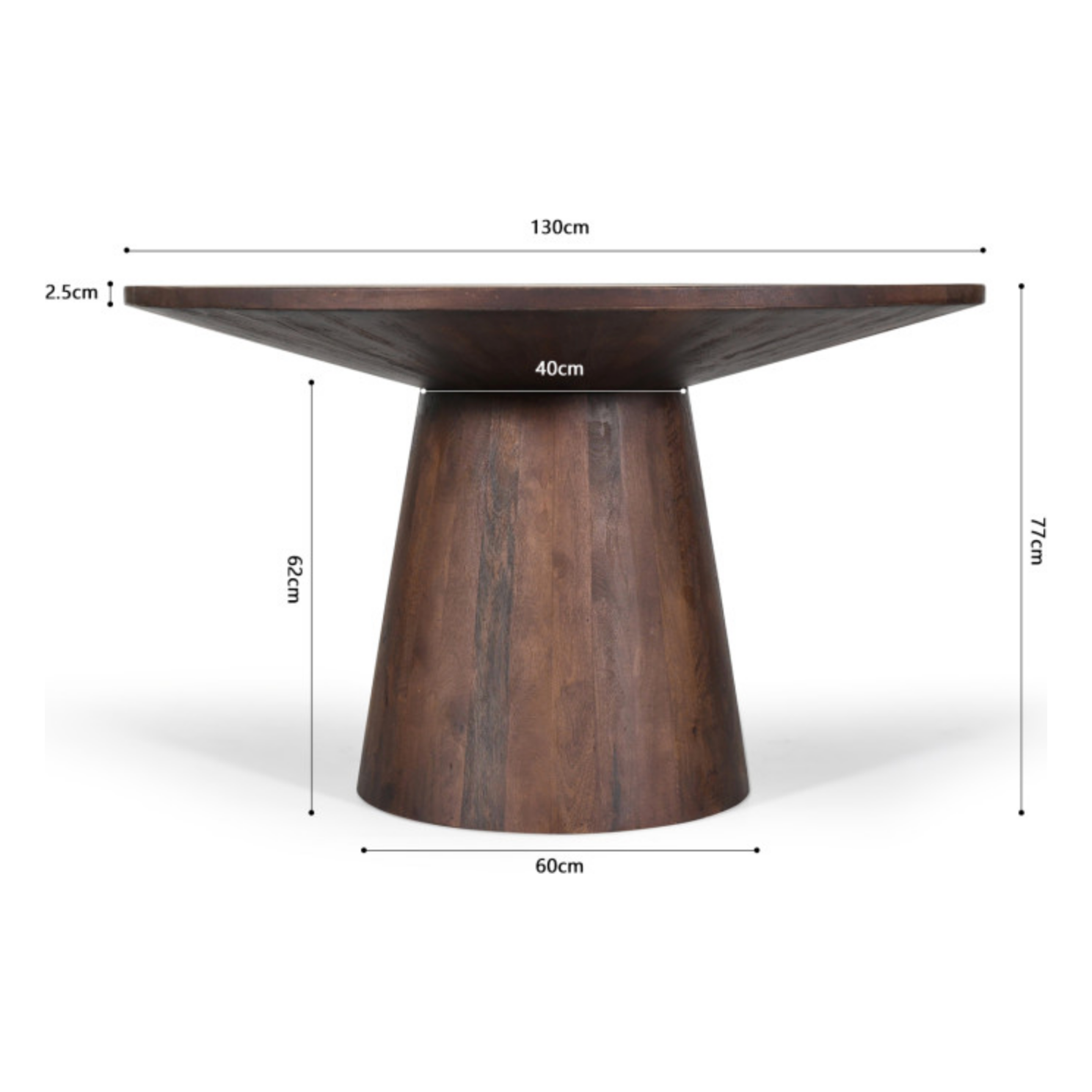 Ronde eettafel Tommy - Mango