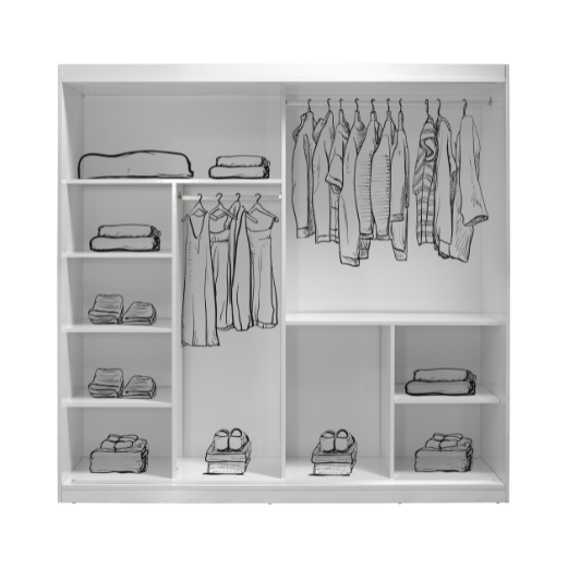 Schuifdeurkast Hera 250cm