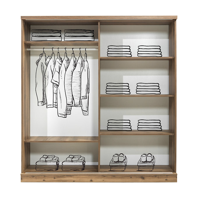 Schuifdeurkast Sude 150cm