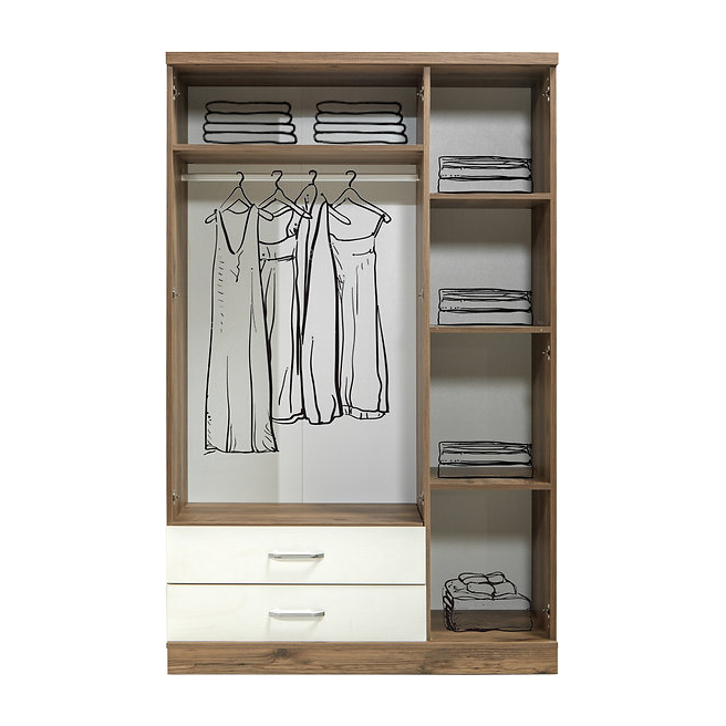Kleerkast Bade 3-deur