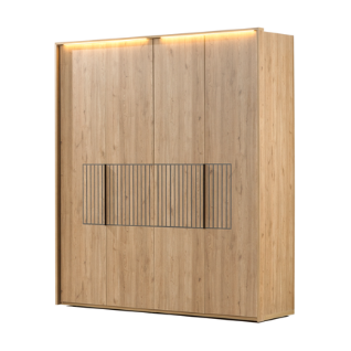 Kleerkast Milano 4-deur