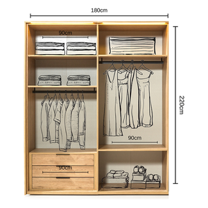 Kleerkast Milano 4-deur