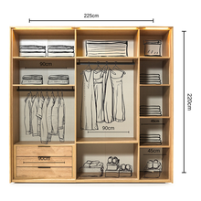 Afbeelding in Gallery-weergave laden, Kleerkast Milano S 5-deur