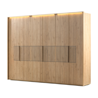Kleerkast Milano 6-deur