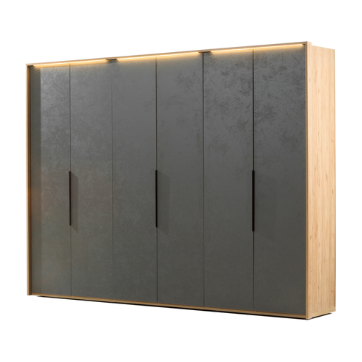 Kleerkast Milano A 6-deur