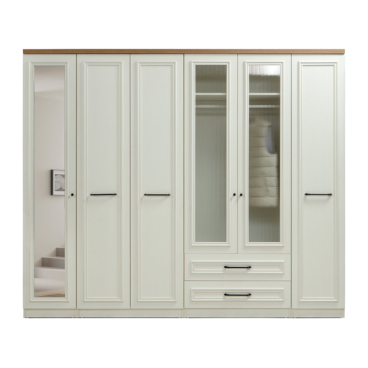 Kleerkast Rose 6-deur