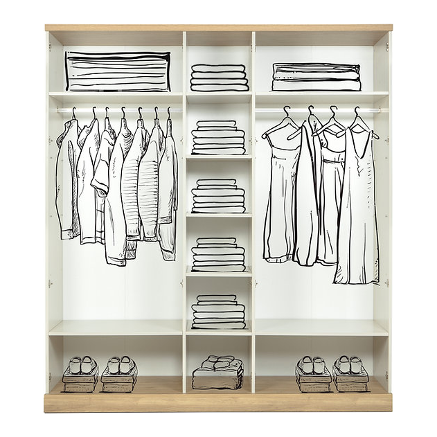 Kleerkast Bohemian 5-deur