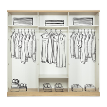 Afbeelding in Gallery-weergave laden, Kleerkast Bohemian 6-deur