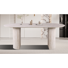 Afbeelding in Gallery-weergave laden, Eettafel Lagos - Travertin