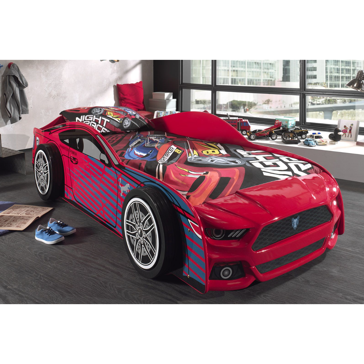 Autobed Panther - Rood