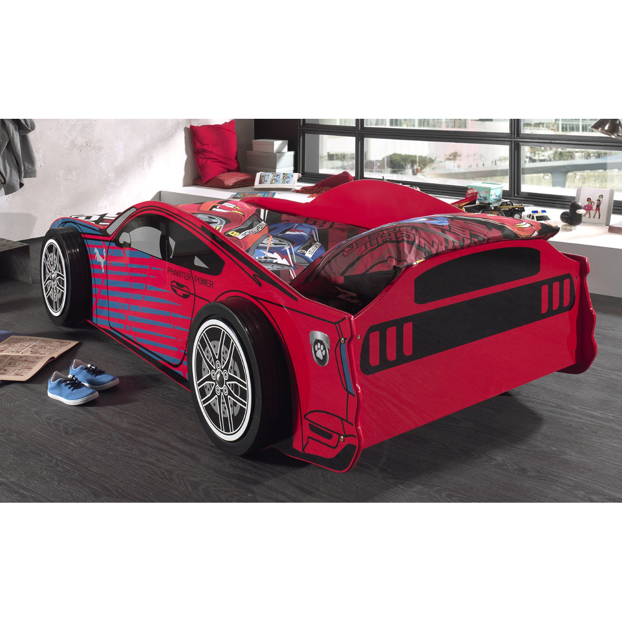 Autobed Panther - Rood