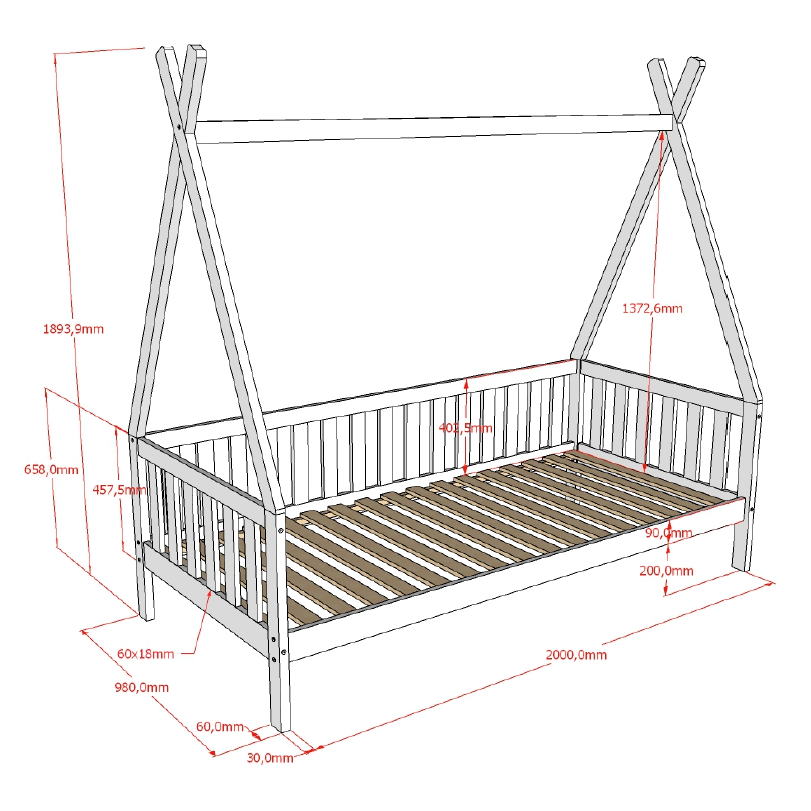 Bed Tipi