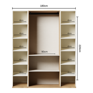 Kleerkast Belen S 4-deur