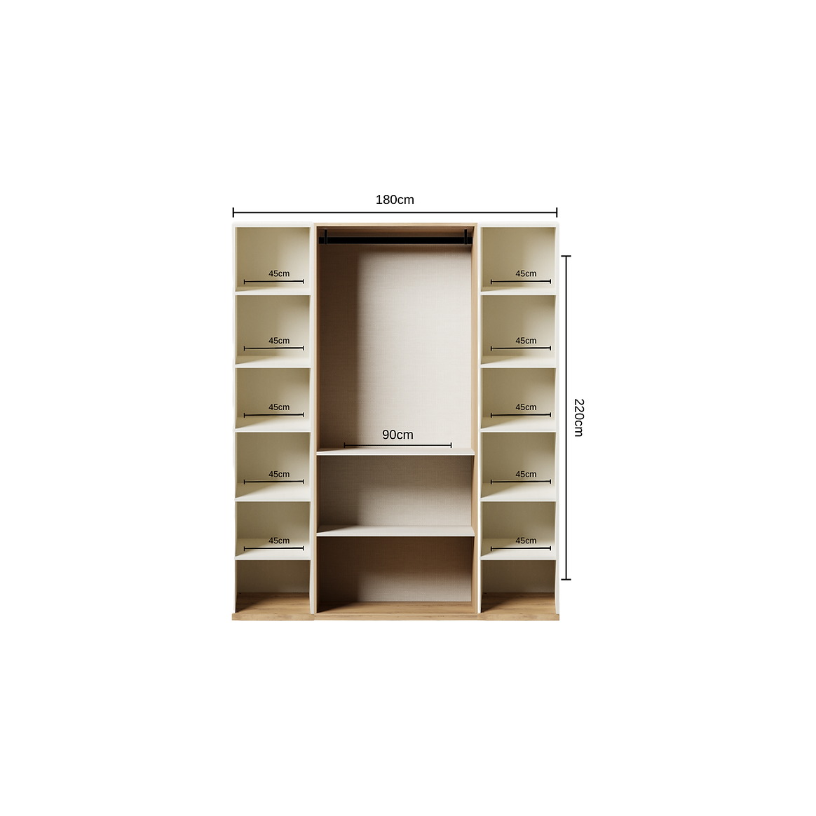 Kleerkast Belen 4-deur