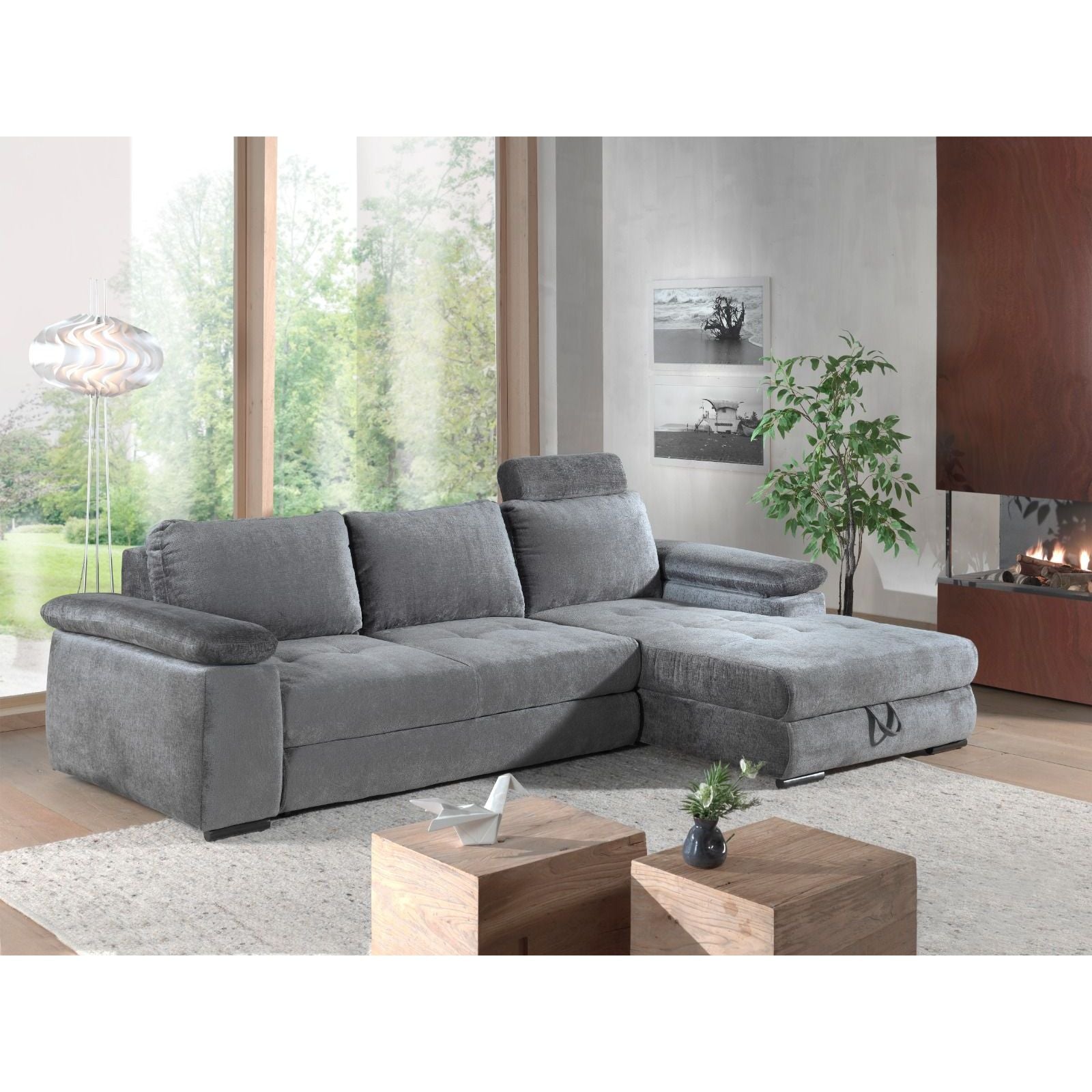 Hoeksalon Bronco-bed